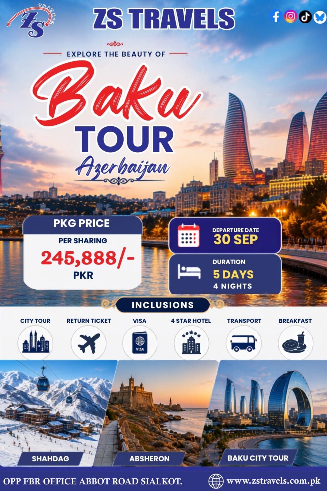 baku 5 days tour